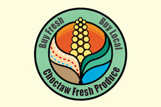 create surprising logo for choctaw fresh produce