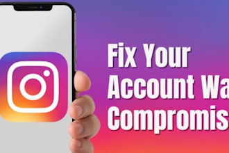 do fix compromised instagram, facebook, tiktok fast for you safely