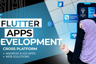 build a flutter ios and android mobile app with firebase