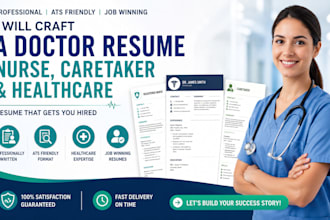 craft a doctor resume nurse caretaker and healthcare