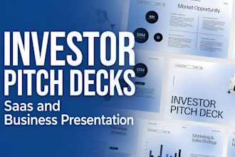 design investor business presentation saas pitch deck ai presentation redesign