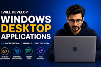 develop windows desktop application, wpf application, dot net developer