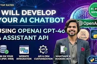 develop an ai chatbot using openai