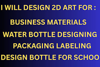 draw a business bottled water label packaging to match a professional level