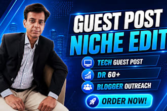build tech backlinks on high traffic tech blog sites to boost your rankings