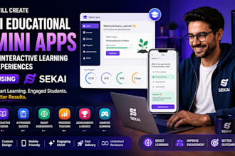 create ai educational mini apps and interactive learning experiences using sekai