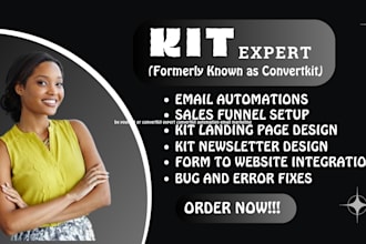 be your kit or convertkit expert convertkit automation email marketing