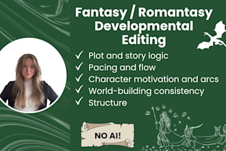 provide a developmental edit for your fantasy novel