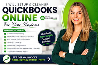 setup and cleanup quickbooks online for your business