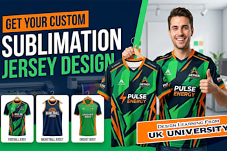 make print ready sublimation sports apparel and jersey design
