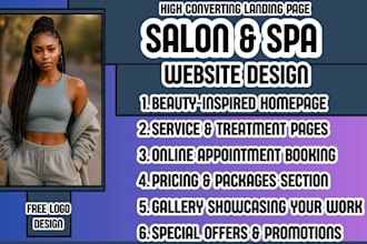 nail salon website hair salon website spa website design beauty salon website