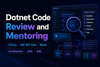 review your dotnet code and mentor you on clean architecture