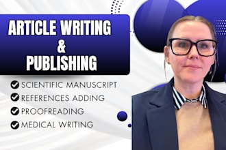 write publish scientific journal paper article submission proofreading seo blog
