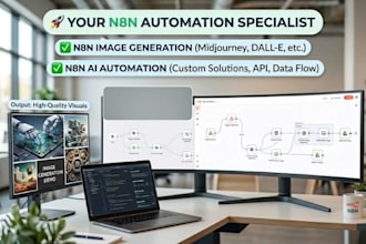 be your n8n automation specialist, n8n image generation and n8n ai automation