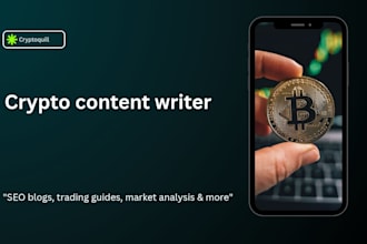 write SEO friendly bitcoin and crypto educational content