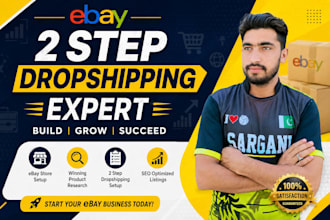 your ebay 2 step dropshipping expert, VA and store manager