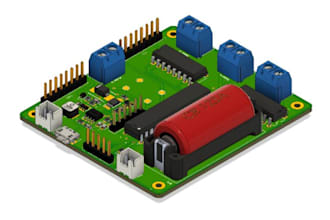 design power electronics pcb, motor driver, and robotics control system