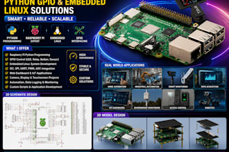 develop raspberry pi python gpio and embedded linux projects