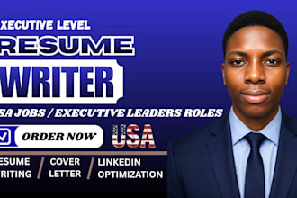 create premium executive resumes and linkedin profiles