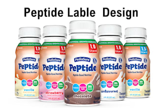 design peptide label, peptide vial sarms peptide label supplement labels