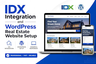 do idx integration and wordpress real estate website setup