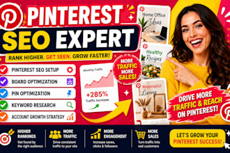 set up pinterest SEO, boards, pins, and account optimization