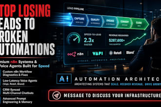 build custom ai voice agents and lead follow up chatbots using n8n