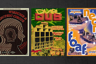 design an event party show or concert flyer poster