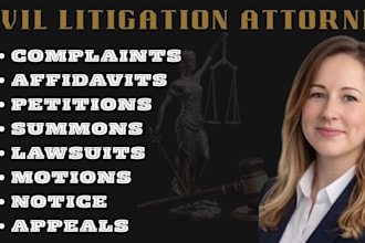 draft legal motions, notices, and court filings