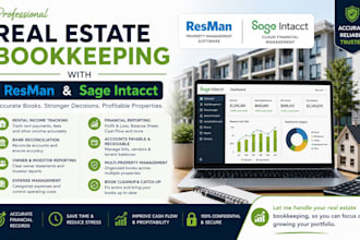 manage real estate bookkeeping with resman and sage intacct