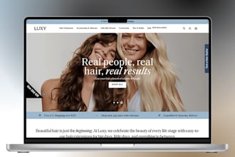 hair extension shopify store hair store beauty website hair extension website