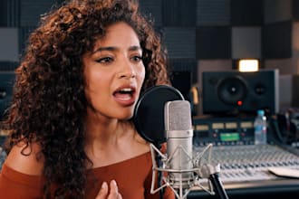 be your spanish caribbean female singer for reggaeton, latin pop, edm, dancehall