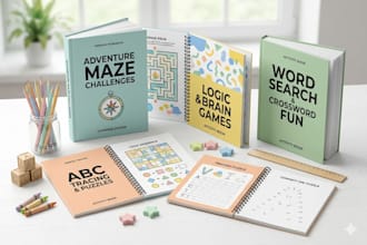 create word search, crossword, maze and puzzle worksheets for kids