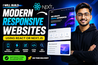build a modern responsive website