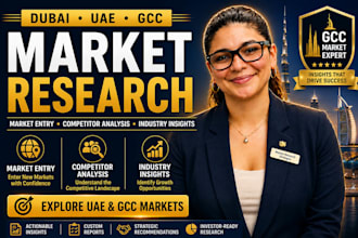 provide market research for dubai, uae and gcc
