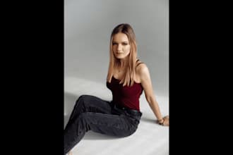 be your pro female fashion branded model