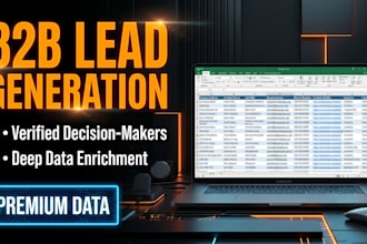 do targeted b2b lead generation linkedin list building and verified email leads