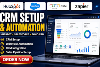 hubspot CRM, zoho CRM, saleforce, pipedrive workflow automation CRM integration