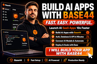 fix your base44 app bugs and errors supabase and API issues saas mvp web app