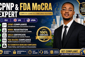 handle cpnp compliance, mhra, ukca, fda mocra eu cosmetics skincare compliance