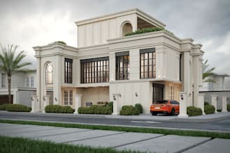 do 2d floor house plan home interior exterior design 3d elevation 3d walkthrough