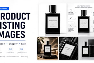 create product listing images