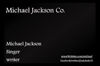 make simple and easy business cards