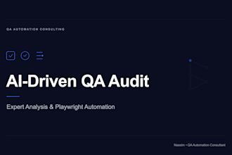 deliver a premium QA audit with ai and automated testing