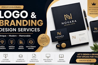 design business logo,brand identity and branding kit