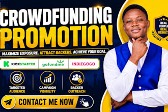 do crowdfunding promotion and crowdfunding campaign promotion