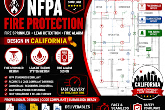 license nfpa fire sprinkler leak detection fire alarm design in california