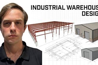 do structural design for steel portal frame warehouses