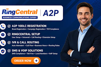 register a2p 10dlc and setup voip phone systems