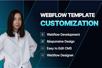 customize, modify and edit your webflow template